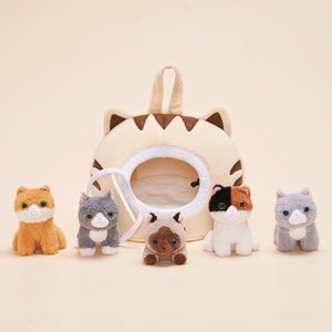Personalized Cute Cat House Set 6 Pieces