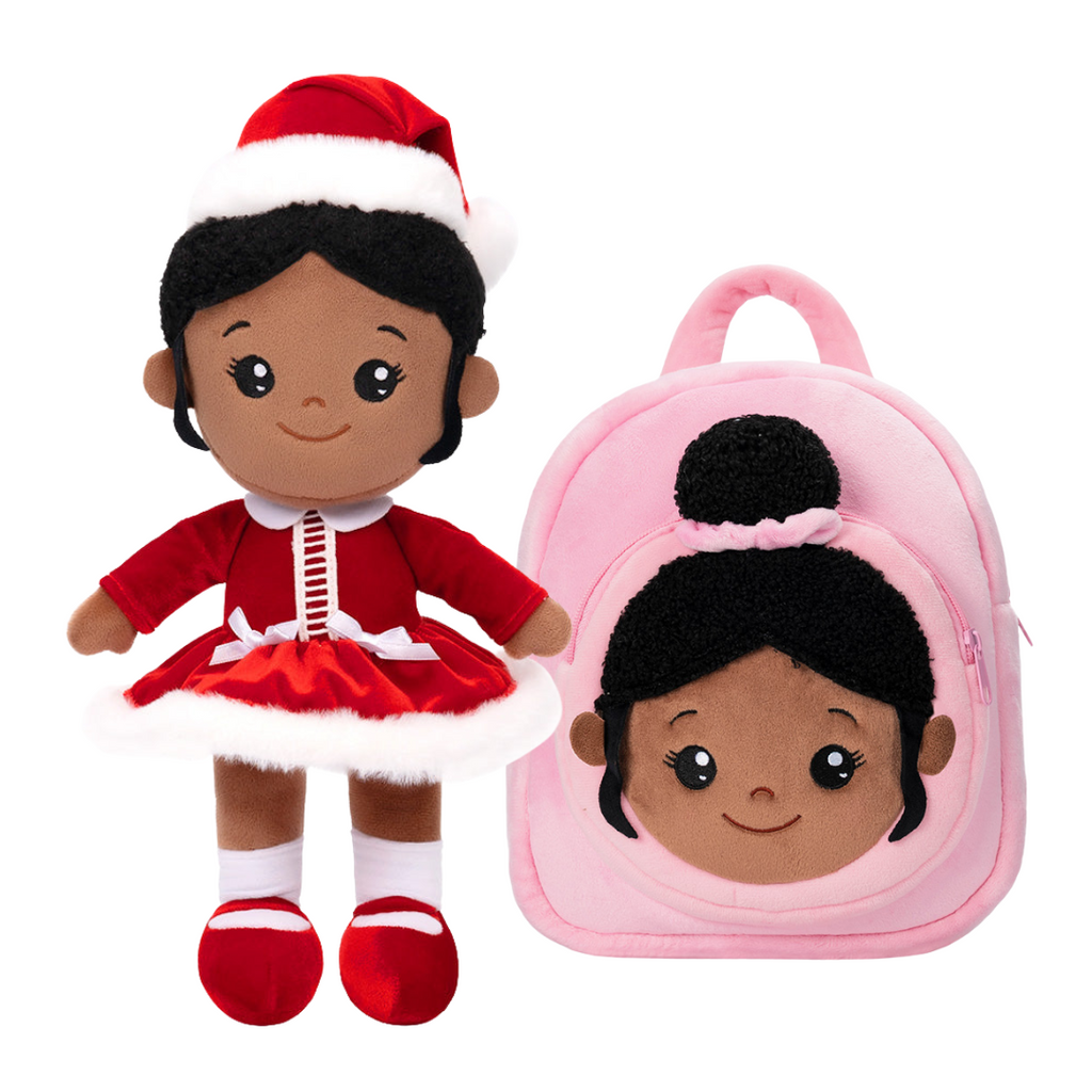 iFrodoll Personalized Deep Skin Tone Plush Doll & Backpack Giftset (Buy 2 Get 15% Off Code VIPONLY)