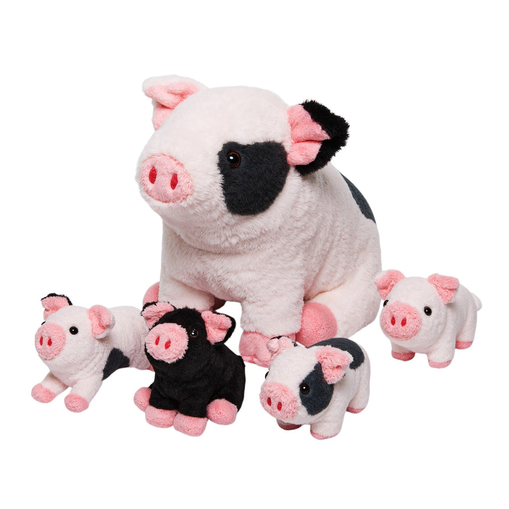 Plush Stuffed Animal Family Toy Set Mommy with Babies - 11 Themes