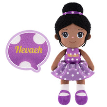 Load image into Gallery viewer, iFrodoll Personalized Deep Skin Tone Plush Doll &amp; Backpack Giftset (Buy 2 Get 15% Off Code VIPONLY)