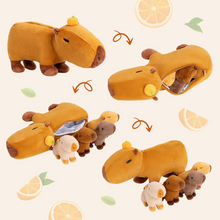 Load image into Gallery viewer, iFrodoll Capybara Family with 4 Babies Plush Playset Animals Stuffed Gift Set for Toddler