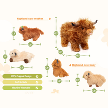 Load image into Gallery viewer, Plush Stuffed Animal Family Toy Set Mommy with Babies - 11 Themes