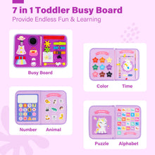Load image into Gallery viewer, iFrodoll Personalized Doll and Unicorn Busy Board