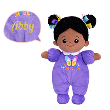 Load image into Gallery viewer, iFrodoll Personalized Deep Skin Tone Plush Doll &amp; Backpack Giftset (Buy 2 Get 15% Off Code VIPONLY)