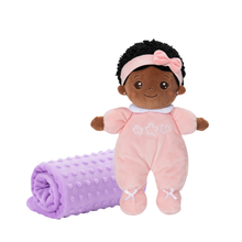 Load image into Gallery viewer, iFrodoll Personalized Doll &amp; Baby Blanket (30&quot;/40&quot;/47&quot;) Gift Set