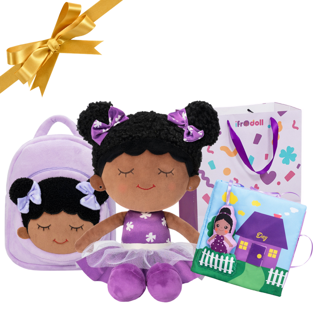 [Learn in Fun] iFrodoll Personalized Doll, Backpack and Cloth Book Gift Set (Save 30%)