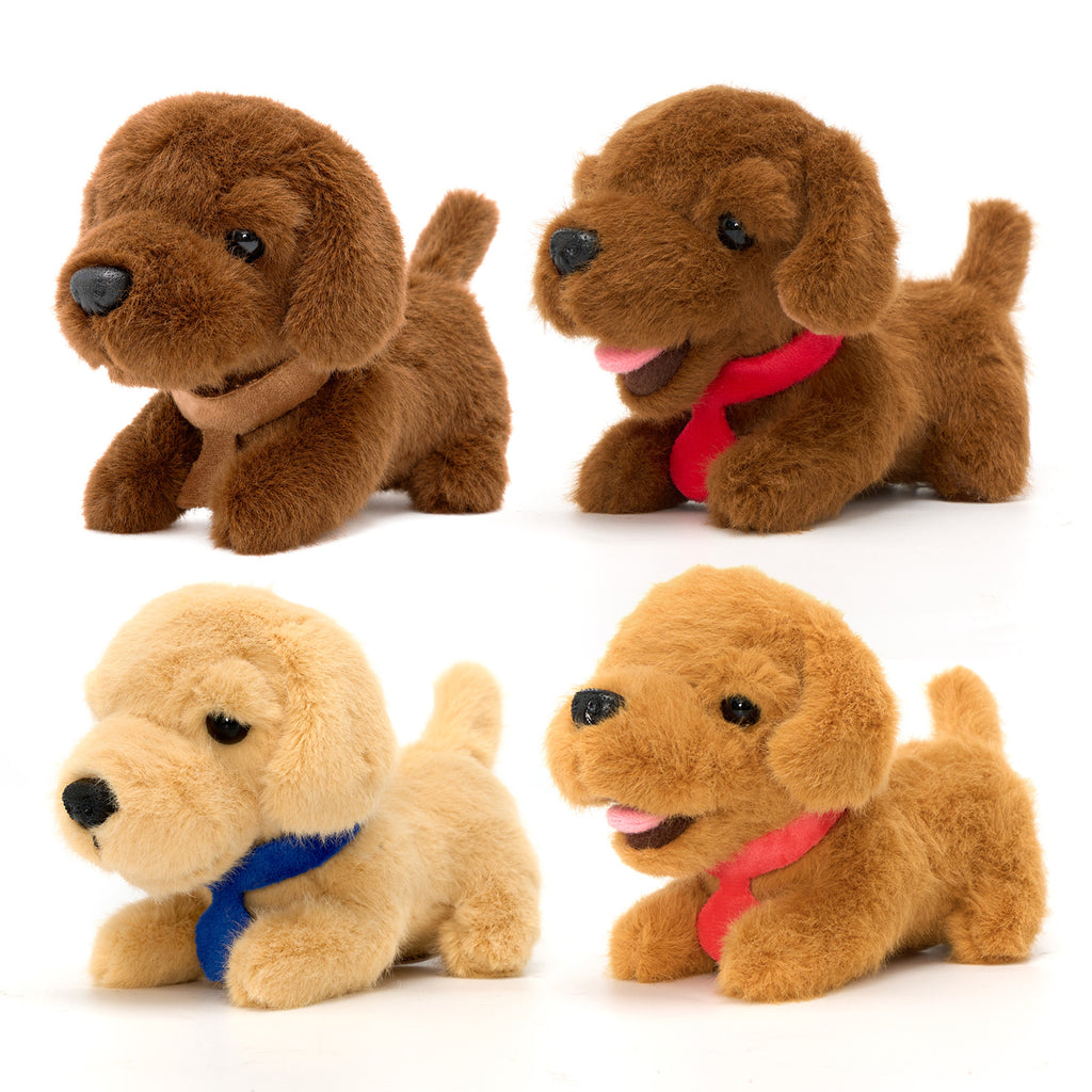 Personalized Plush Puppy School Bus Playset (5-Piece Set)