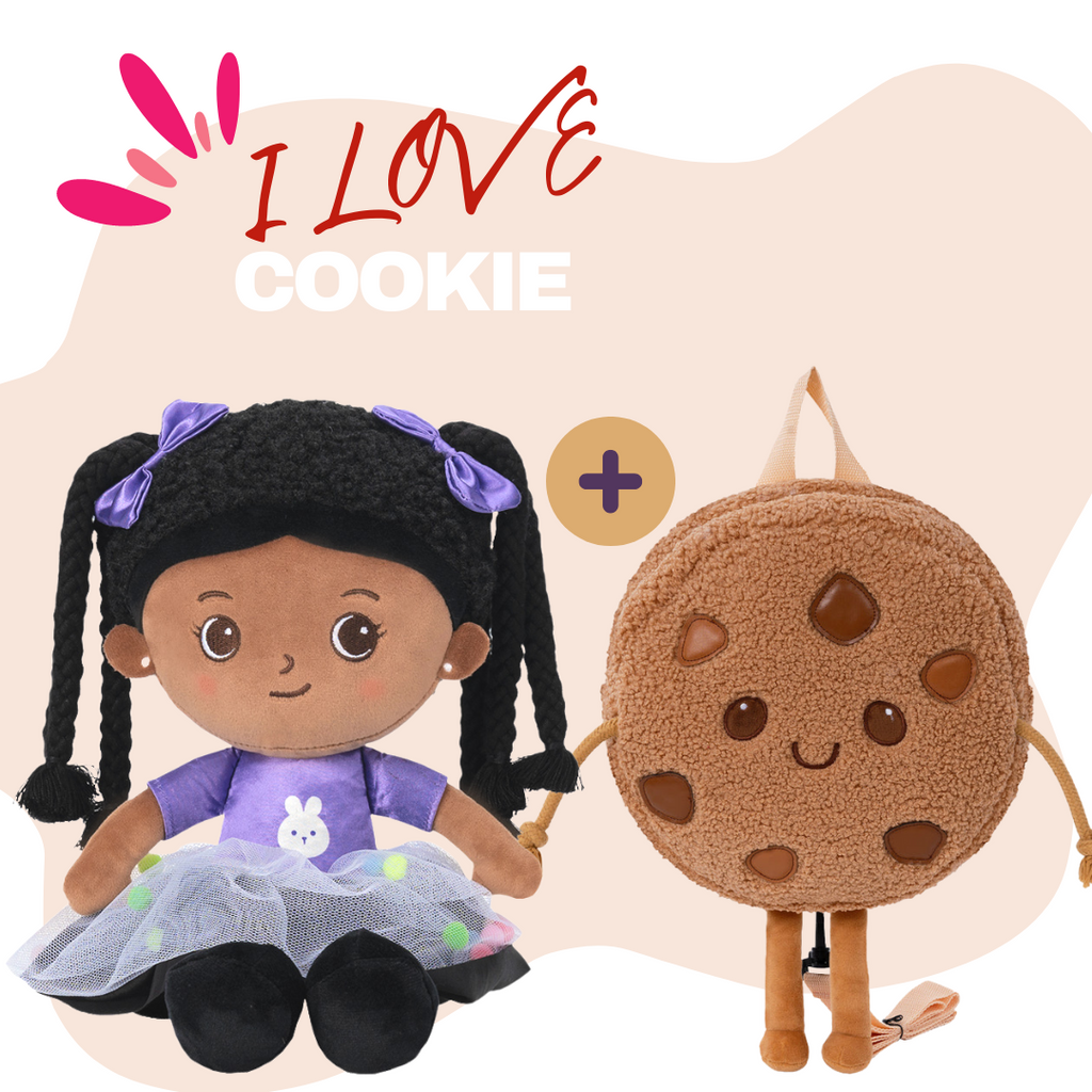 [Foodie Series] iFrodoll Personalized Doll and Leashed Food-shaped Backpack Combo