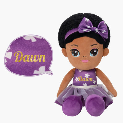 iFrodoll Personalized Deep Skin Tone Plush Doll & Backpack Giftset (Buy 2 Get 15% Off Code VIPONLY)