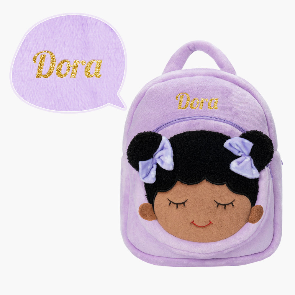 Summer Holiday Gift Set (Save 45%)- iFrodoll Personalized Plush Doll x 2, Backpack x1, Washcloth x1