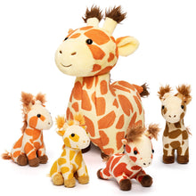 Load image into Gallery viewer, Plush Stuffed Animal Family Toy Set Mommy with Babies - 11 Themes