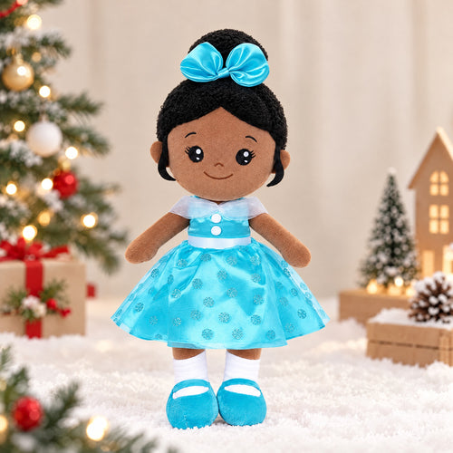 Christmas Sale 30% Off - Personalized Deep Skin Tone Plush Doll