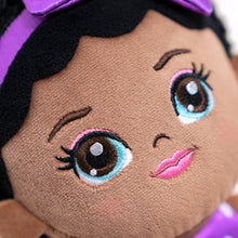Load image into Gallery viewer, iFrodoll Personalized Deep Skin Tone Plush Doll Dawn