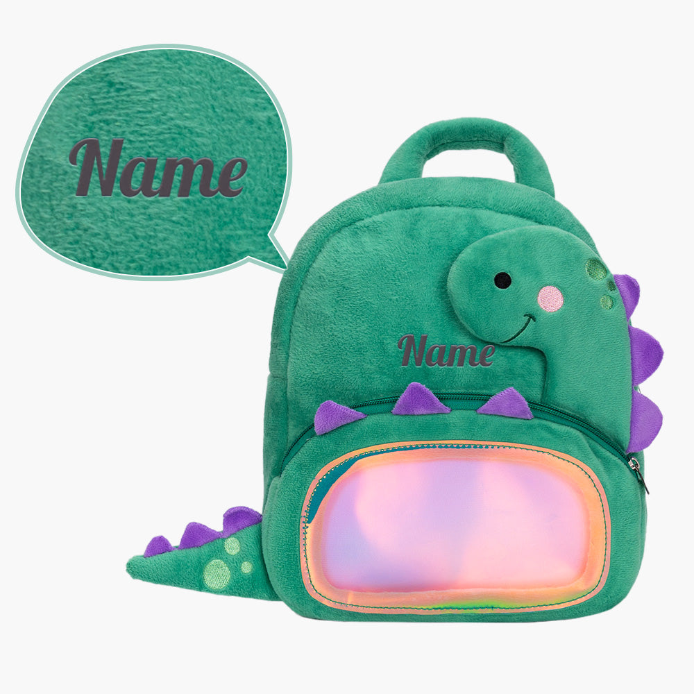 Dinosaur Party Personalized Medium Kids School Backpack with Side