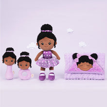 Load image into Gallery viewer, iFrodoll Personalized Deep Skin Tone Plush Doll Nevaeh 2