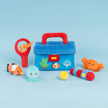 Load image into Gallery viewer, iFrodoll Personalized Baby&#39;s First Fishing Tackle Box Plush Playset Sound Toys Set