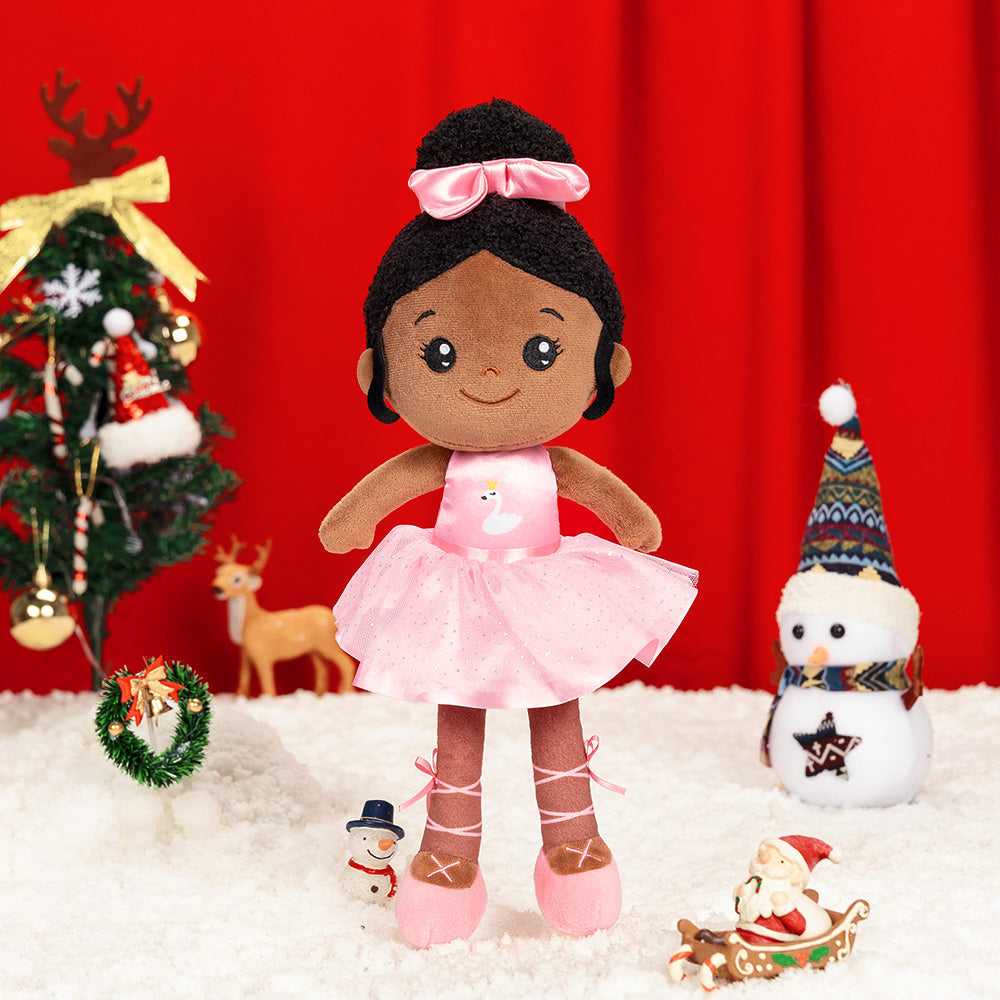 Christmas Sale - Personalized Deep Skin Tone Plush Doll