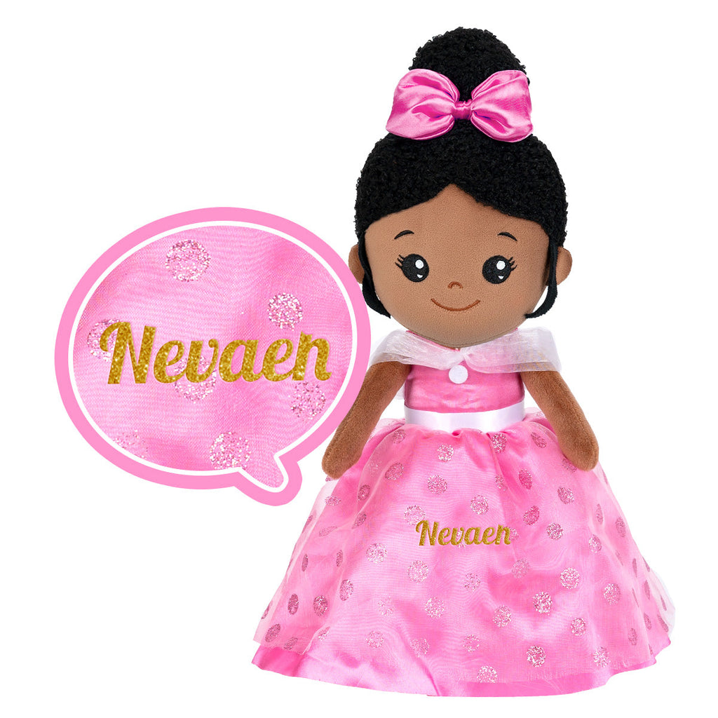 Personalized Plush Girl Doll and Backpack Gift for Kids