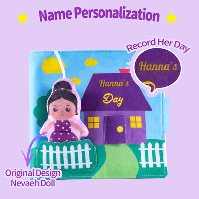 [Learn in Fun] iFrodoll Personalized Doll, Backpack and Cloth Book Gift Set (Save 30%)