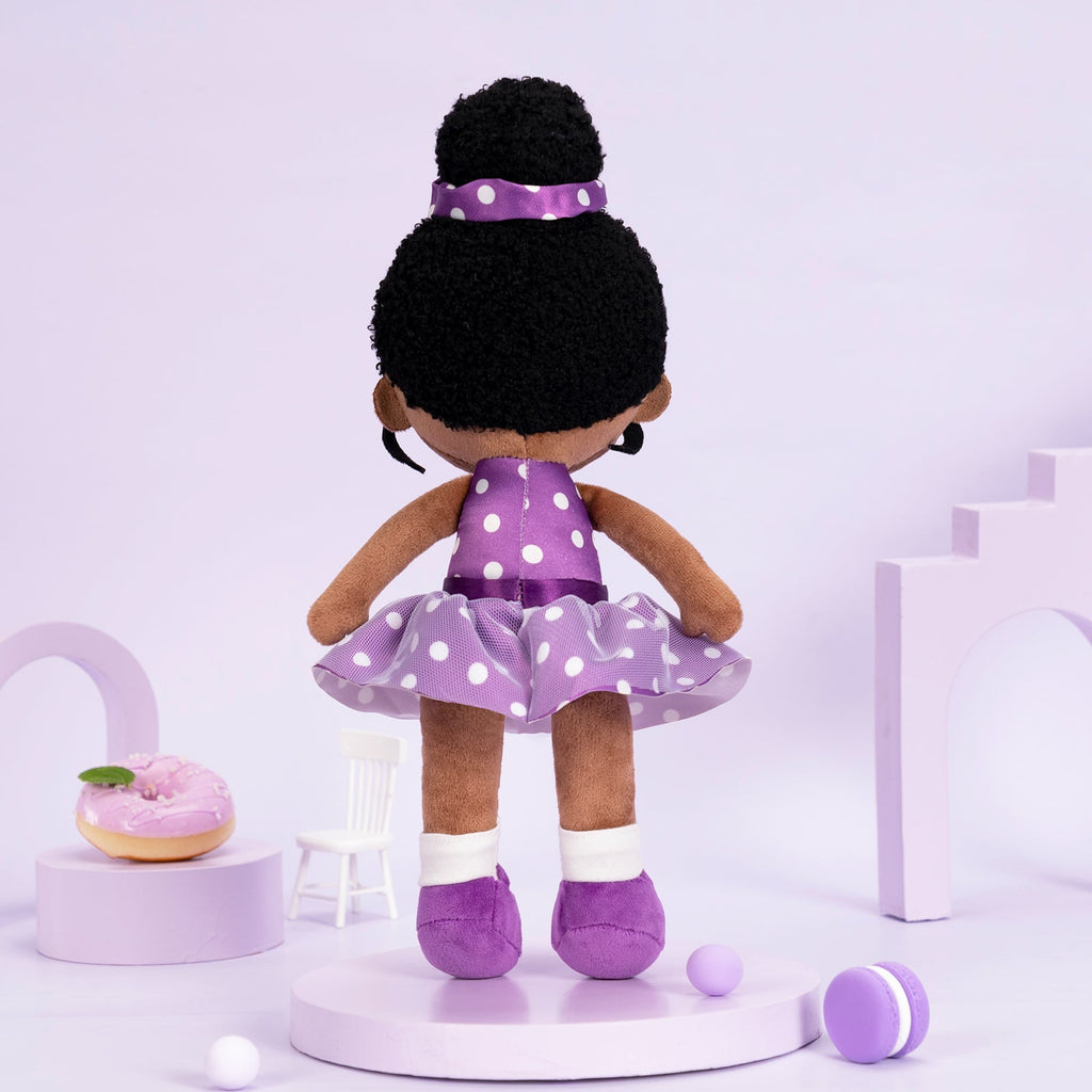 iFrodoll Personalized Deep Skin Tone Plush Doll Nevaeh 2