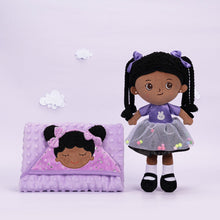 Load image into Gallery viewer, iFrodoll Personalized Deep Skin Tone Plush Doll Ash