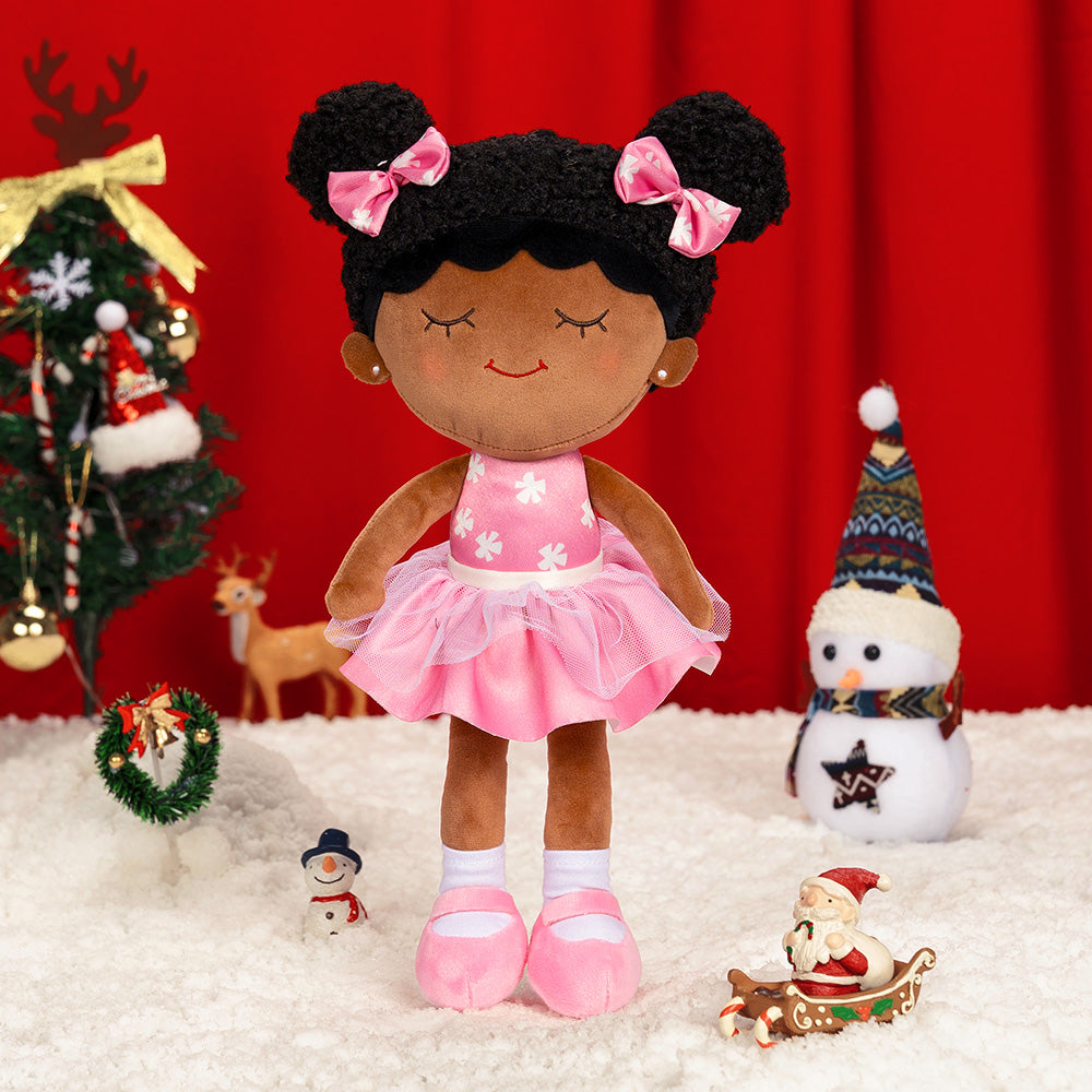 Christmas Sale - Personalized Deep Skin Tone Plush Doll