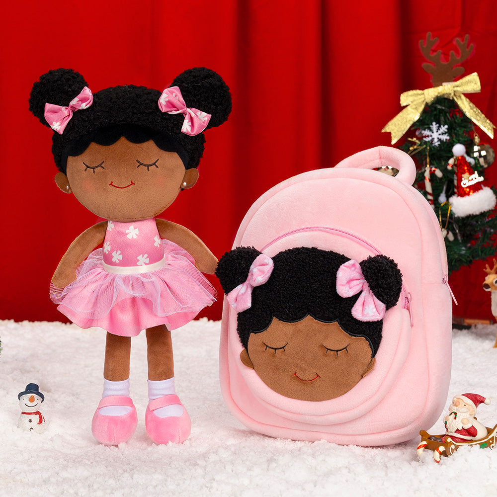 Christmas Sale - Personalized Deep Skin Tone Plush Doll