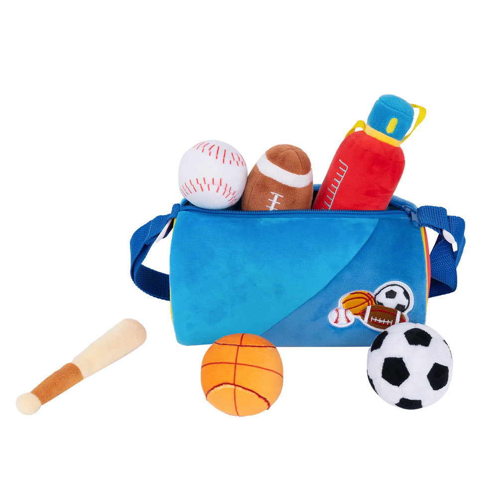 iFrodoll Personalized Baby's First Sports Bag Plush Playset Sound Toys Set