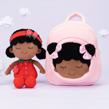 Load image into Gallery viewer, Personalized Plush Girl Doll and Backpack Gift for Kids