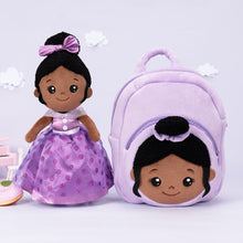 Load image into Gallery viewer, Personalized Plush Girl Doll and Backpack Gift for Kids