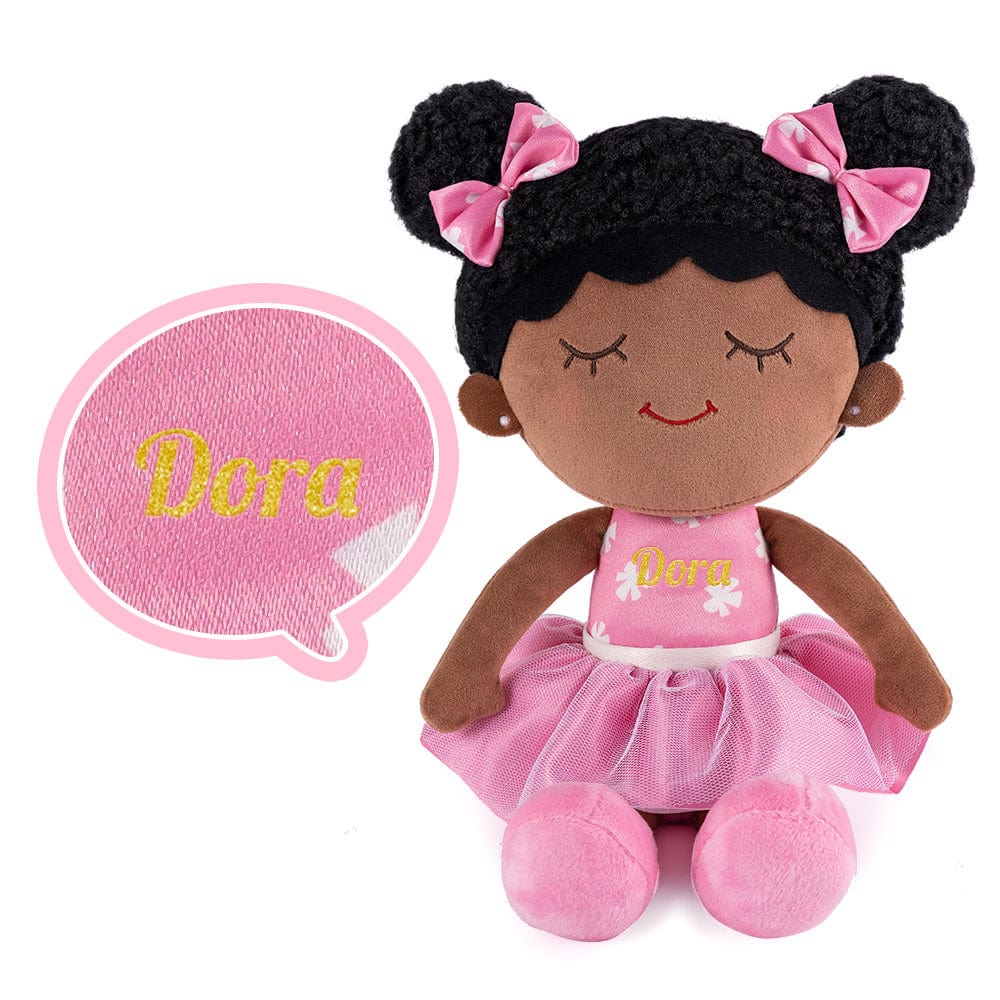 Personalized Plush Girl Doll and Backpack Gift for Kids